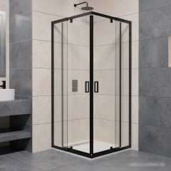 Душевой уголок RGW PA-038B 350803899-14 90x90 (черный/прозрачное стекло)