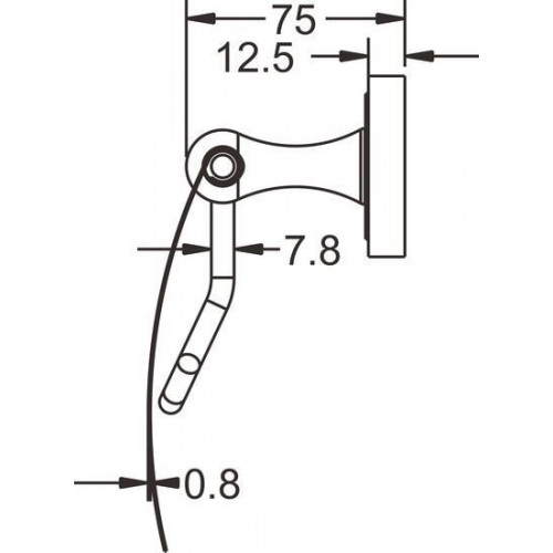 Держатель для туалетной бумаги Rose RG1005Q