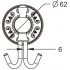 Крючок для ванны Rose RG1021Q