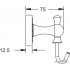 Крючок для ванны Rose RG1021Q