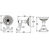 Крючок для ванны Rose RG1421Q