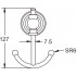 Крючок для ванны Rose RG1121Q