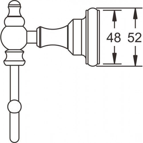 Крючок для ванны Rose RG1121Q