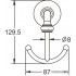 Крючок для ванны Rose RG1221