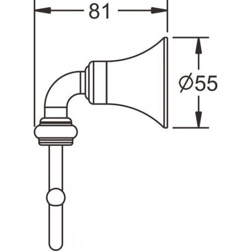 Крючок для ванны Rose RG1221