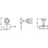 Крючок для ванны Rose RG1121