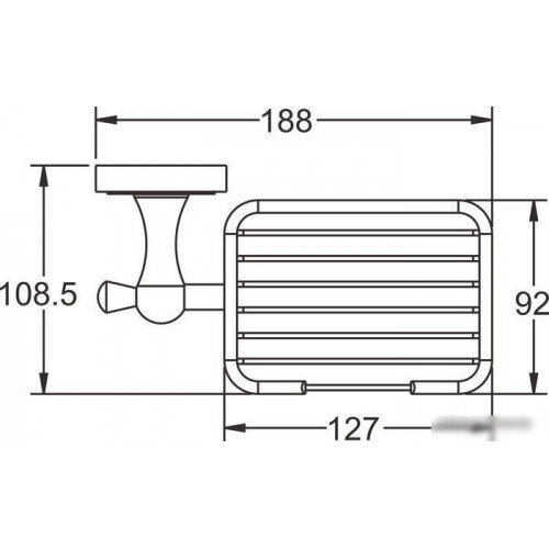 Мыльница Rose RG1004Q