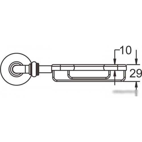 Мыльница Rose RG1204