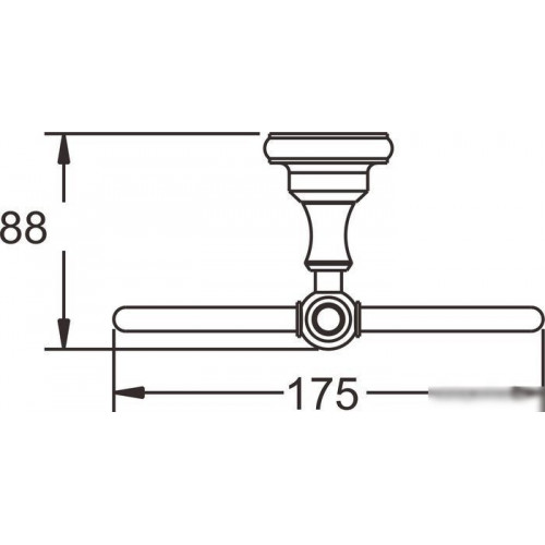 Держатель для полотенца Rose RG1106Q
