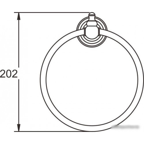 Держатель для полотенца Rose RG1106Q