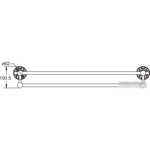 Держатель для полотенца Rose RG1027Q