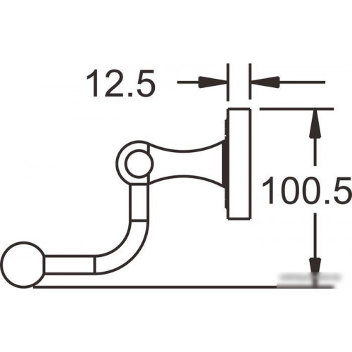 Держатель для полотенца Rose RG1027Q