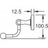 Держатель для полотенца Rose RG1027Q