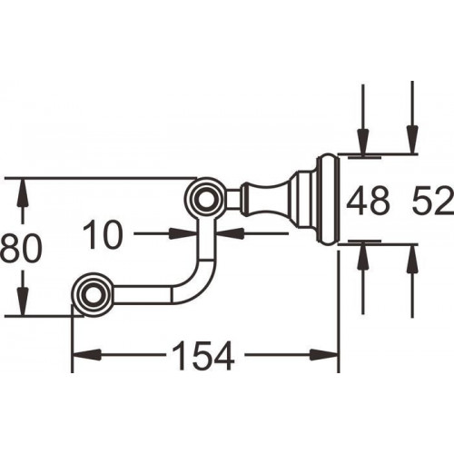 Держатель для полотенца Rose RG1127Q