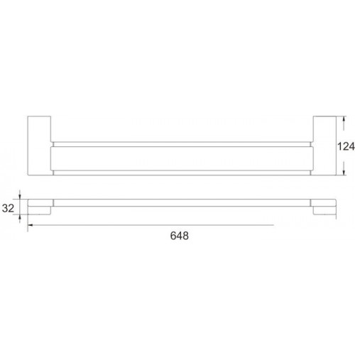 Держатель для полотенца Rose RG1827C