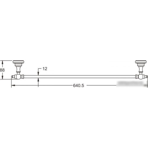 Держатель для полотенца Rose RG1117Q