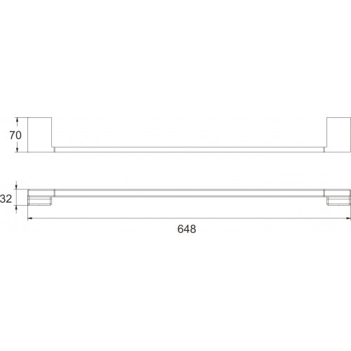 Держатель для полотенца Rose RG1817T