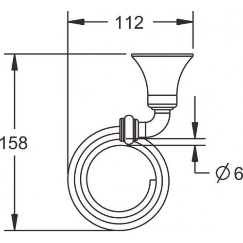Держатель для фена Rose RG1235