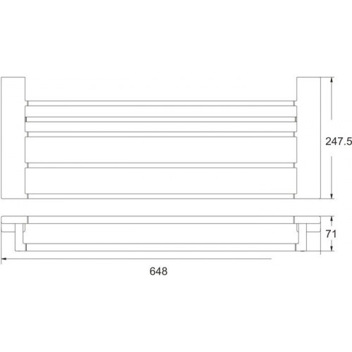 Полка для полотенца Rose RG1808