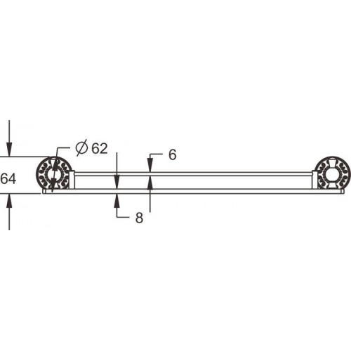 Полка для душа Rose RG1019Q