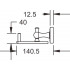 Полка для душа Rose RG1019Q
