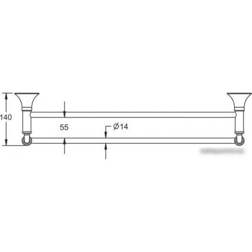 Держатель для полотенца Rose RG1227