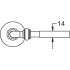 Стакан для зубной щетки и пасты Rose RG1212