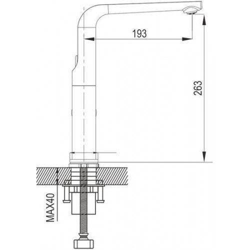 Смеситель Rose R2713F