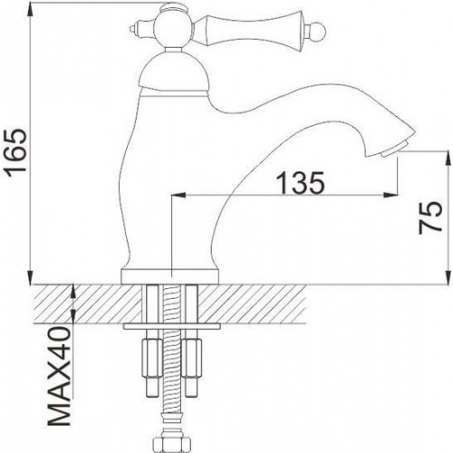 Смеситель Rose R0101Q