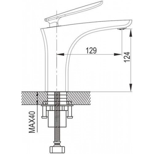 Смеситель Rose R2701