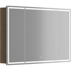 Sancos Шкаф с зеркалом Mirror MI120ECH (с LED подсветкой, дуб чарльстон)
