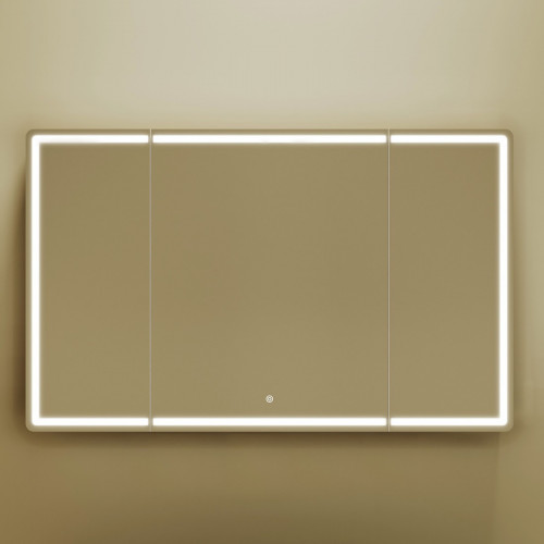 Sancos Шкаф с зеркалом Mirror MI120ECH (с LED подсветкой, дуб чарльстон)