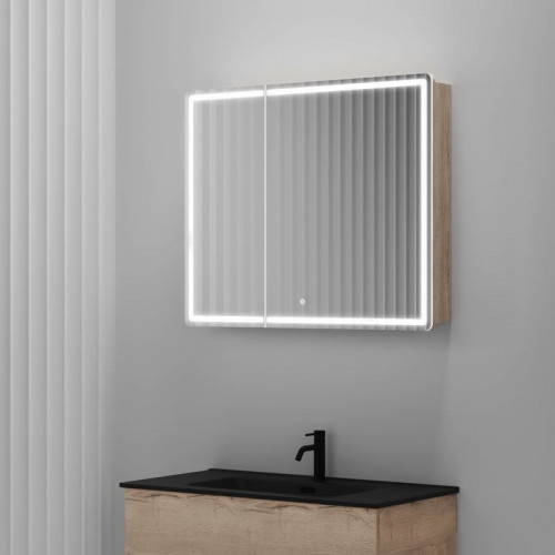 Sancos Шкаф с зеркалом Mirror MI90EG (с LED подсветкой)