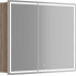 Sancos Шкаф с зеркалом Mirror MI100EG (с LED подсветкой, дуб галифакс натуральный)