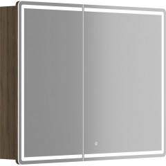 Sancos Шкаф с зеркалом Mirror MI100ECH (с LED подсветкой, дуб чарльстон)