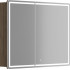 Sancos Шкаф с зеркалом Mirror MI100ECH (с LED подсветкой, дуб чарльстон)