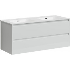 Sancos Тумба под умывальник Libra LB120-2W (белый глянец)