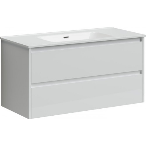 Sancos Тумба под умывальник Libra LB100W (белый глянец)