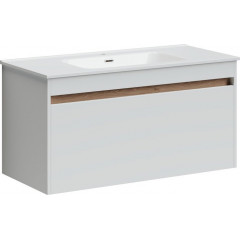 Sancos Тумба под умывальник Smart SM100W (белый глянец)