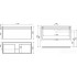 Sancos Тумба под умывальник Smart SM120-1W (белый глянец)