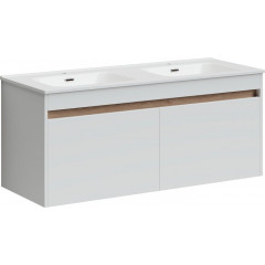 Sancos Тумба под умывальник Smart SM120-2W (белый глянец)