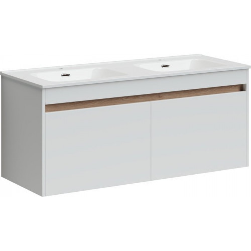 Sancos Тумба под умывальник Smart SM120-2W (белый глянец)