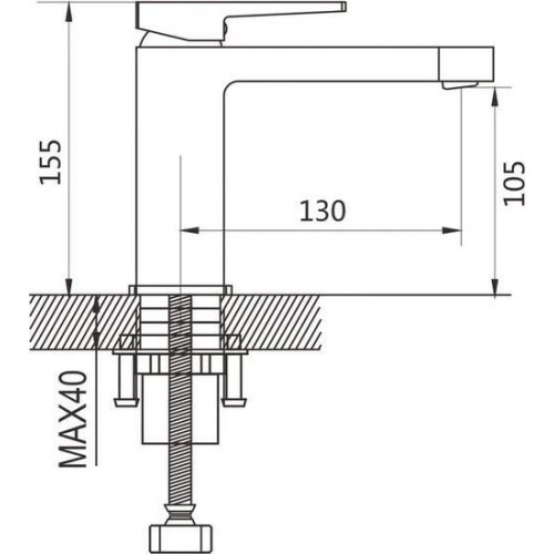 Смеситель Shevanik S6801T