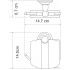 Держатель для туалетной бумаги Wasserkraft Ammer K-7025
