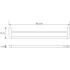 Держатель для полотенца Wasserkraft Kammel K-8340White