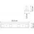 Планка с крючками Wasserkraft Kammel K-8374White