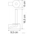 Держатель для туалетной бумаги Wasserkraft Kammel K-8397