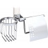 Держатель для туалетной бумаги и освежителя Wasserkraft Leine K-5059White