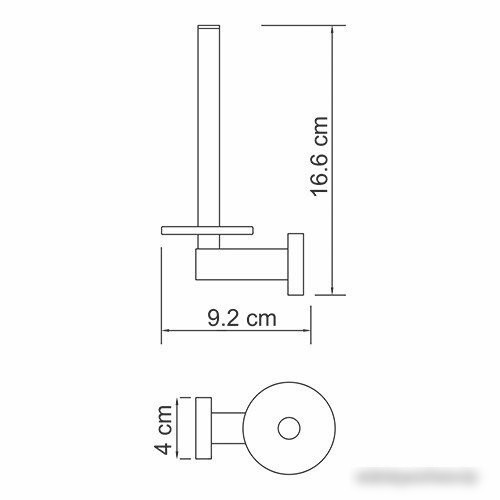 Держатель для туалетной бумаги Wasserkraft Lippe K-6597