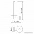 Держатель для туалетной бумаги Wasserkraft Lippe K-6597